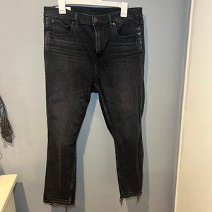 GAP Black Vintage Slim High Rise Jeans - 14/32